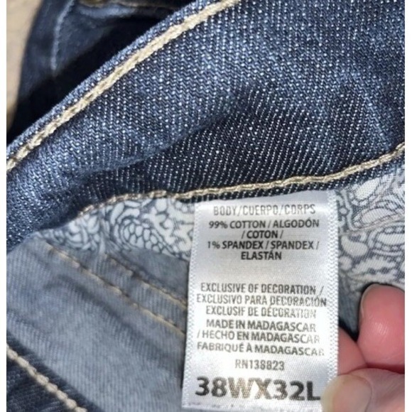 Men's Cody James 38W 38 X 32 Jeans RN 138823 - Picture 3 of 7